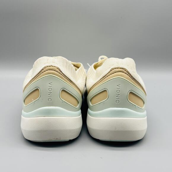 Vionic Shoes Womens 9.5 Ivory Embolden Knit Slip On Athletic Running Sneakers - Picture 5 of 10